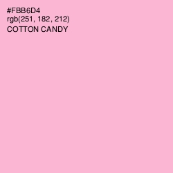 #FBB6D4 - Cotton Candy Color Image
